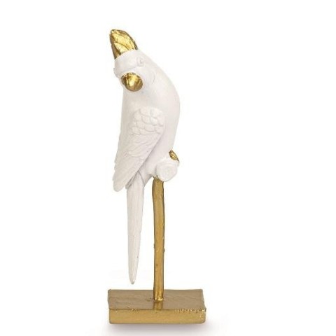 PAPPAGALLO BIANCO SU TRESPOLO